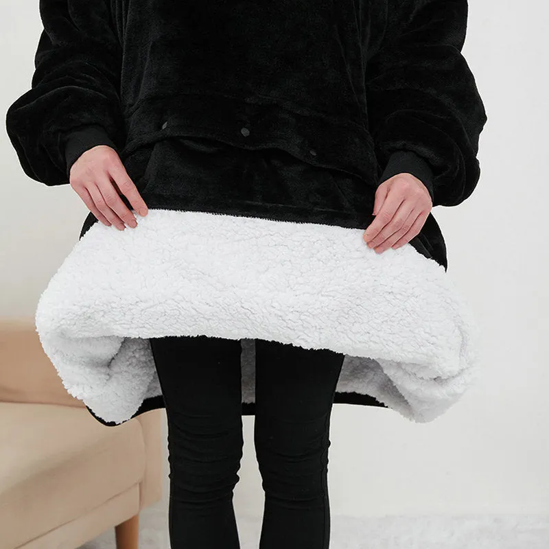 USB Heated Oversized Lazy Hoodie