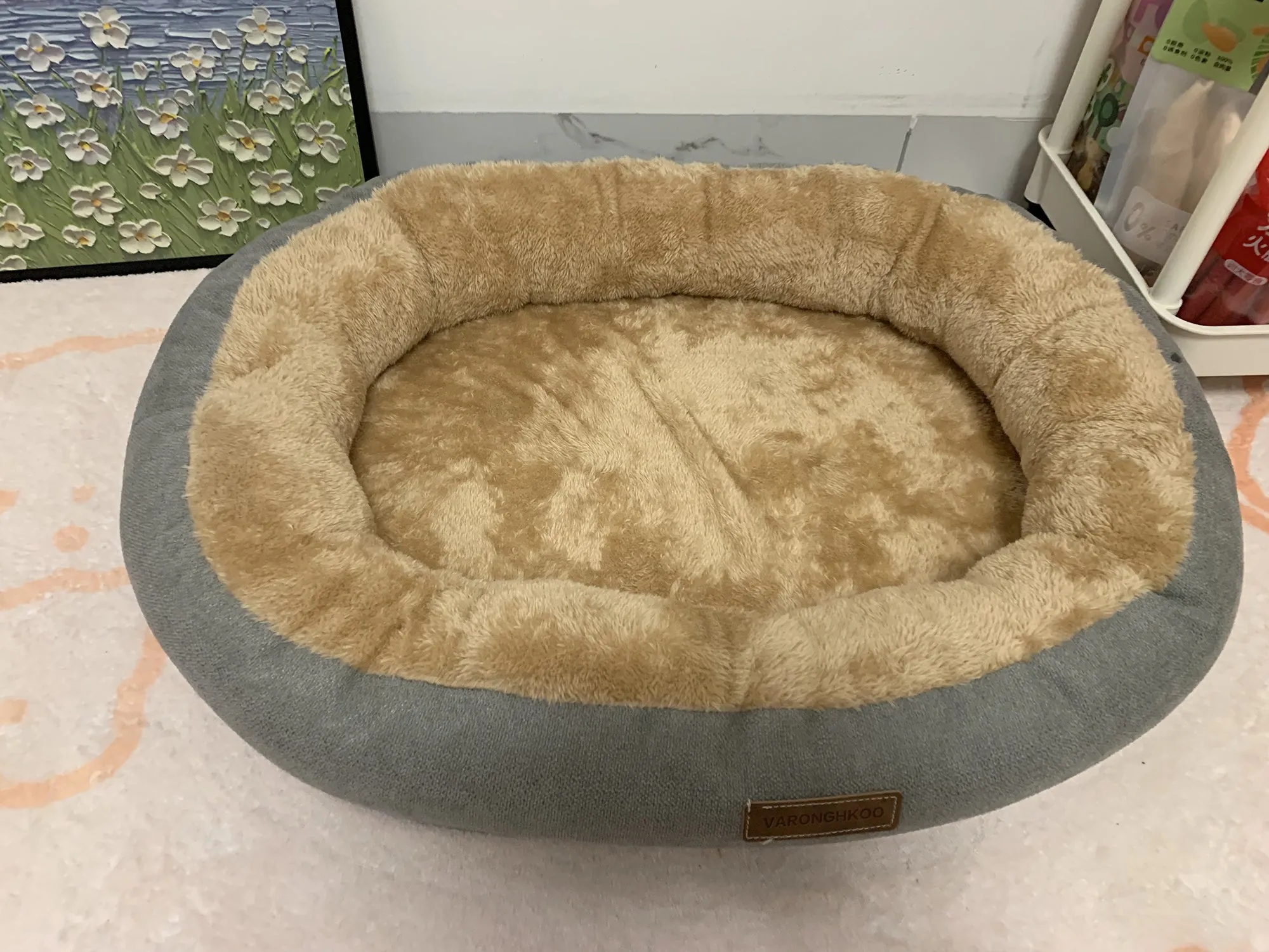 VARONGHKOO Pet cushions, plush soft anti slip pet pad